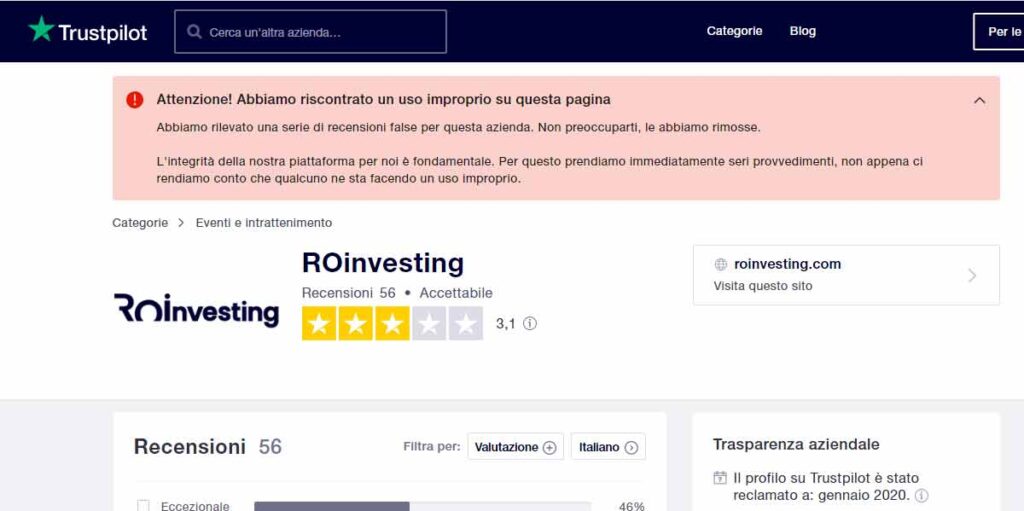 roinvesting recensioni